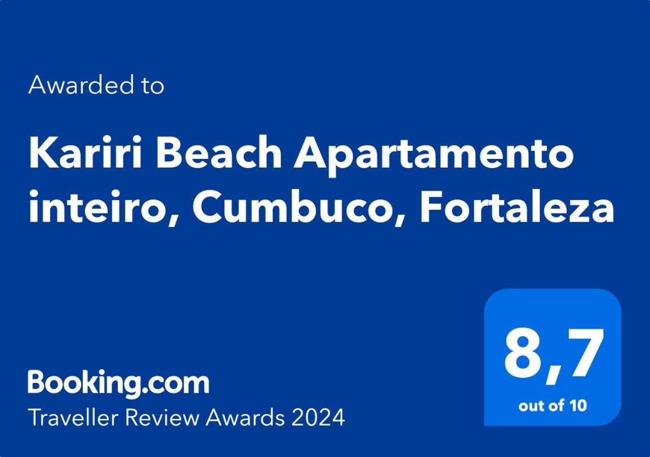 Kariri Beach Apartamento Inteiro, Cumbuco, Fortaleza Eksteriør billede